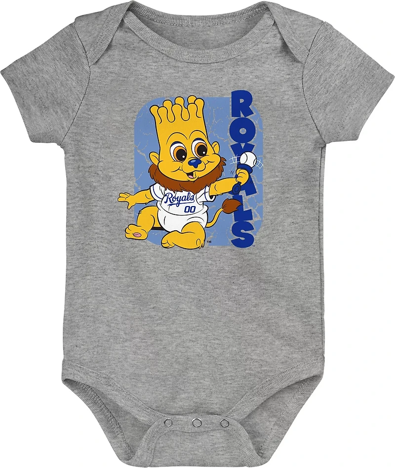 Outerstuff Infants’ Kansas City Royals Change Up Creeper 3-Pack