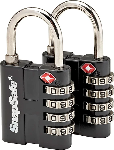 SnapSafe TSA Padlocks 2-Pack