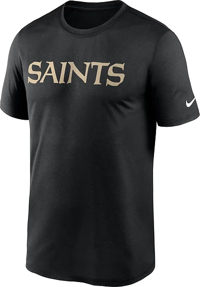Nike Men's New Orleans Saints Wordmark Legend T-shirt