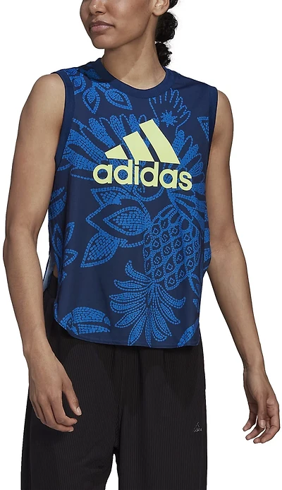 adidas Women’s Core Linear Farm Tank Top