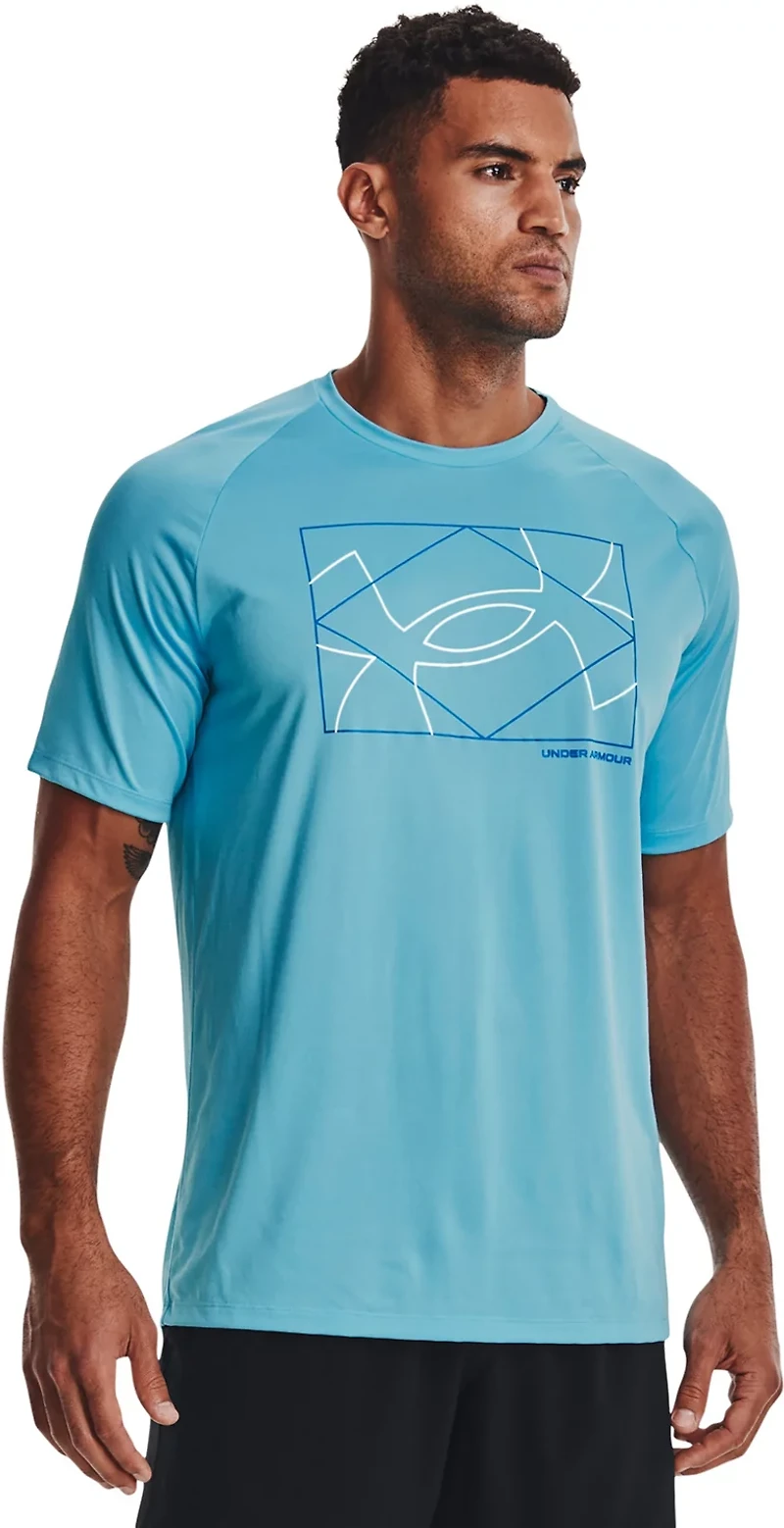 Under Armour Men's Tech Boxed Logo Graphic Short Sleeve T-shirt