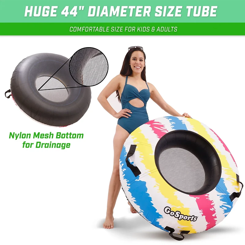 GoSports 44 in Heavy Duty Retro River Tube with Premium Canvas Cover