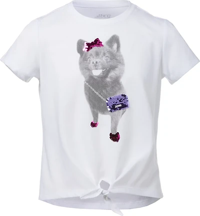 BCG Girls’ Jazzy Dog Flippy Sequin T-shirt