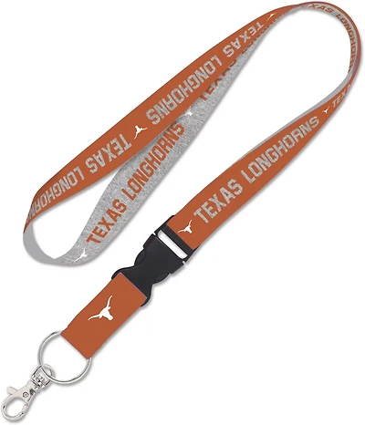 WinCraft University of Texas Heathered 1 in Detachable Buckle Lanyard