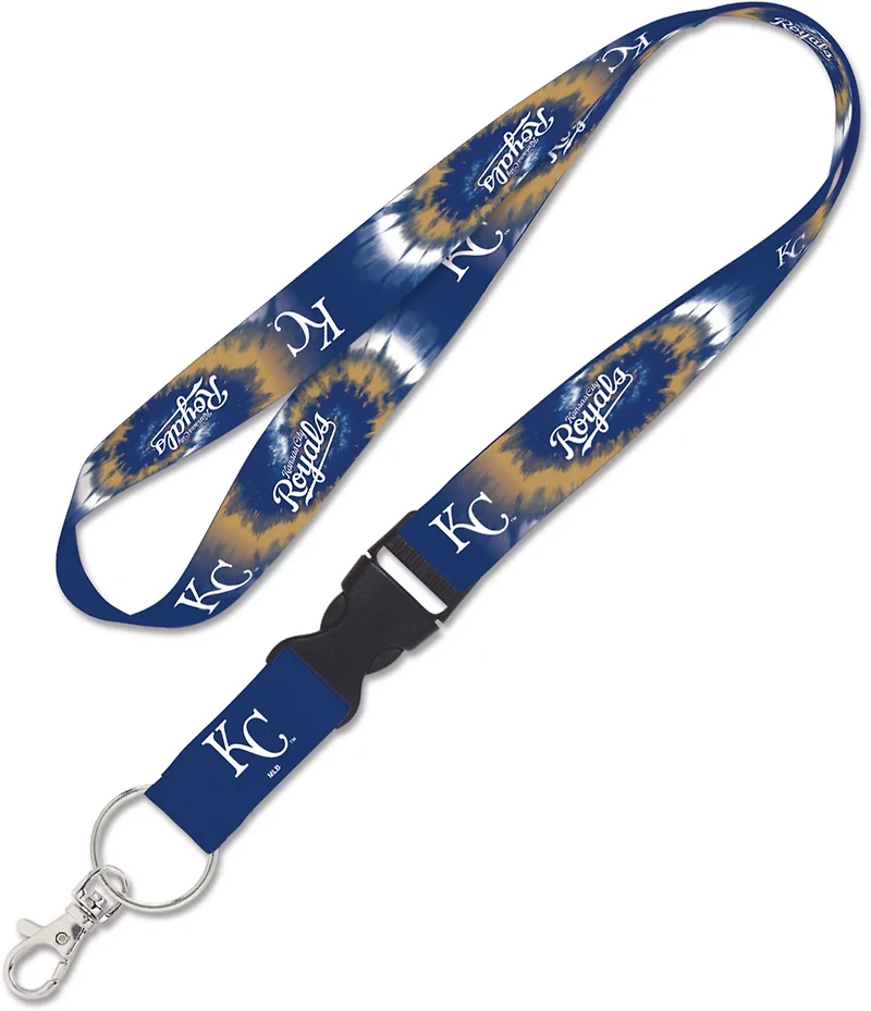 WinCraft Kansas City Royals 1 in Tie Dye Buckle Lanyard