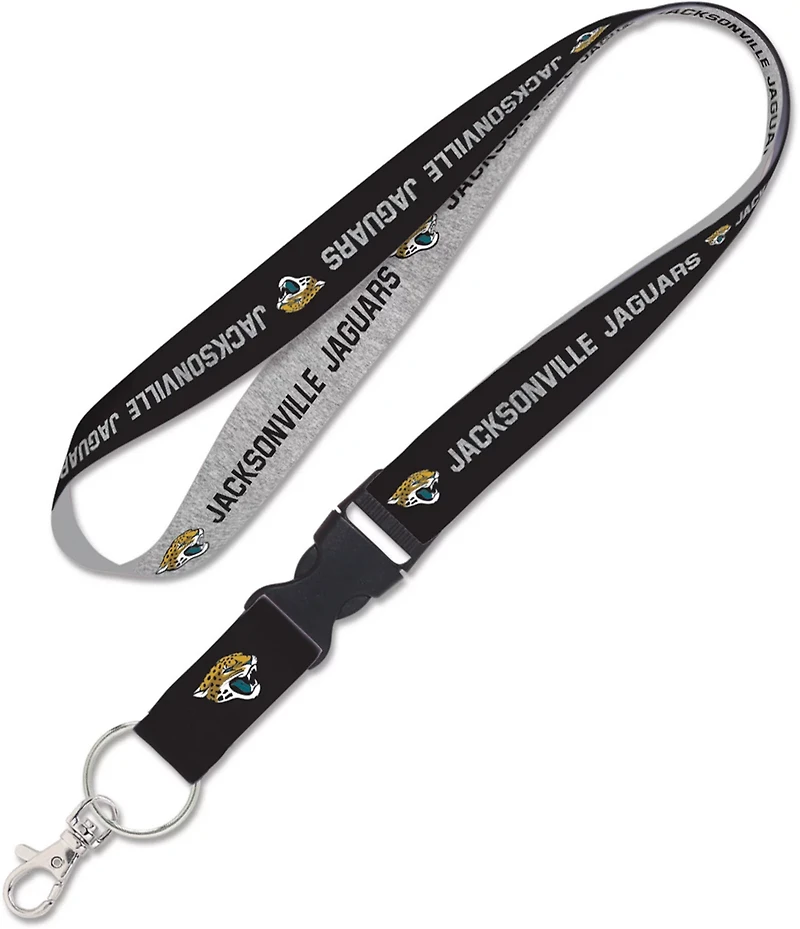 WinCraft Jacksonville Jaguars Heathered Lanyard with Detachable Buckle