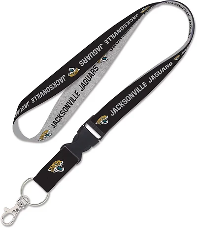 WinCraft Jacksonville Jaguars Heathered Lanyard with Detachable Buckle