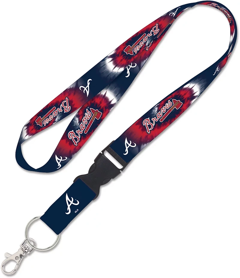 WinCraft Atlanta Braves 1 in Tie Dye Buckle Lanyard