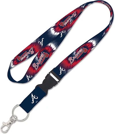 WinCraft Atlanta Braves 1 in Tie Dye Buckle Lanyard