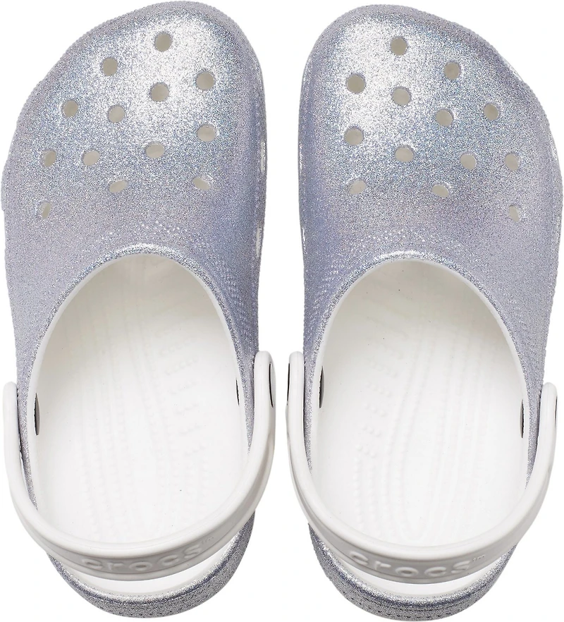 Crocs Kids' Classic Glitter II PSGS Clogs