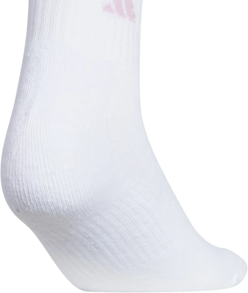 adidas Women's Athletic Cushioned Quarter-Length Socks 6-Pack