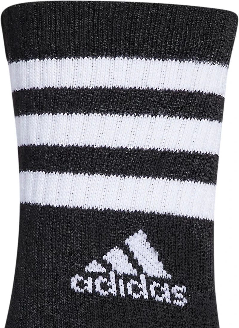 adidas Youth Cushion Mixed Crew Socks 6 Pack