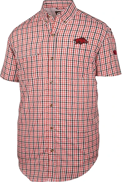 Drake Men's Arkansas State Red Wolves Gingham Wingshooter Shirt