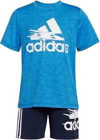adidas Boys' Graphic T-shirt and Shorts Set
