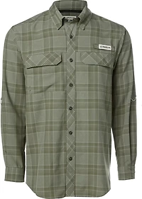 Magellan Outdoors Men's Barton Creek Outdoor Plaid Long Sleeve Shirt