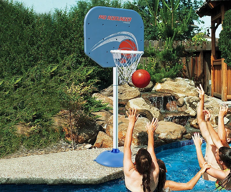 Poolmasyer Pro Rebounder Adjustable Poolside Basketball Game