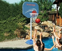 Poolmasyer Pro Rebounder Adjustable Poolside Basketball Game