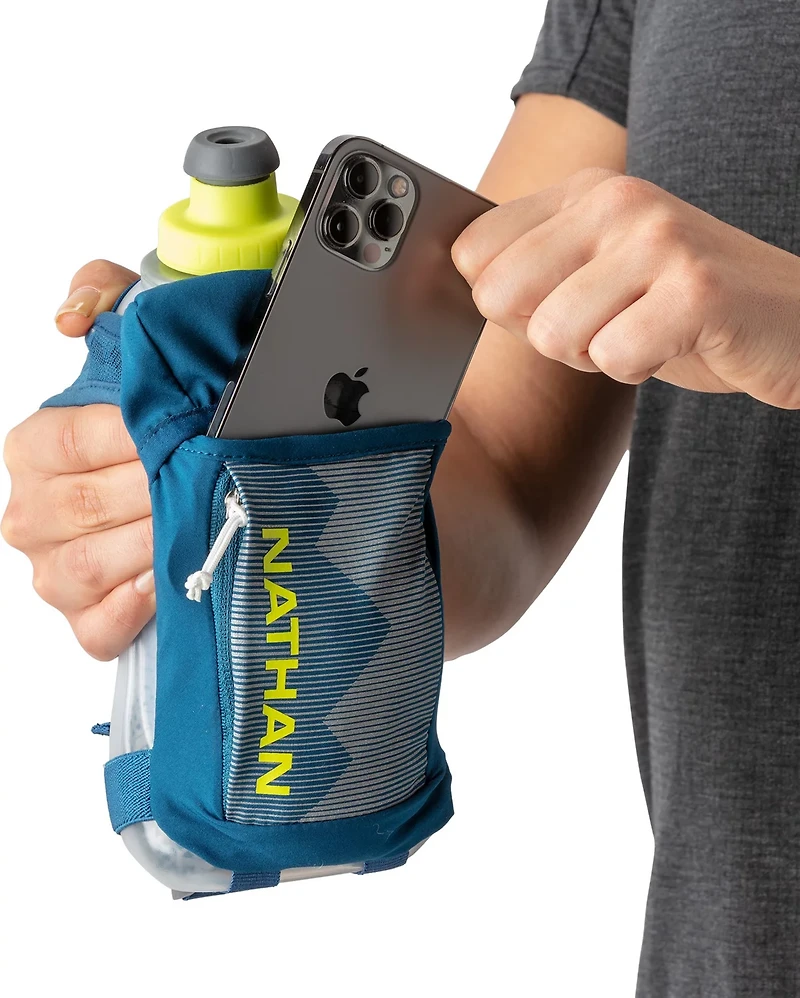 Nathan Insulated Quick Squeeze 18 oz Water Bottle