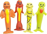 Poolmaster Soft Funny Dive Animals 4-Pack