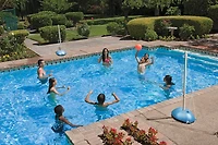 Poolmaster Across-Pool Volleyball/Badminton Game Combo
