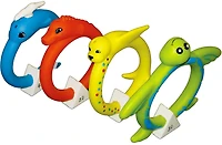 Poolmaster Soft Dive Animal Rings 4-Pack