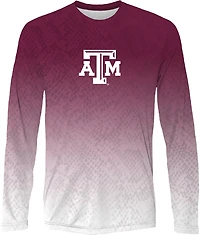 Great State Men's Texas A&M University Knockout State Performance Graphic Long Sleeve T-shirt