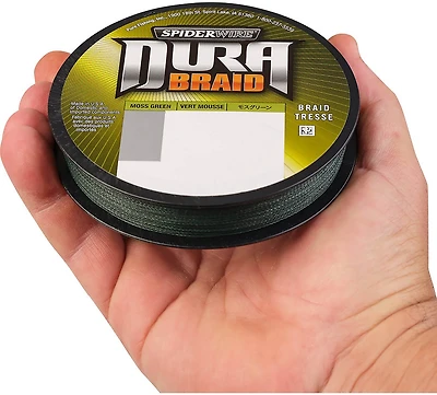 Spiderwire DuraBraid 150 yd Fishing Line Moss Green