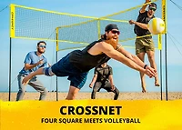 CROSSNET 4-Way Volleyball Game