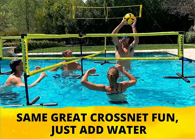 Crossnet H20 4-Way Volleyball Pool Game Set