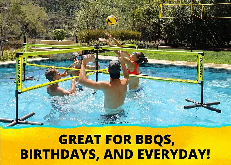 Crossnet H20 4-Way Volleyball Pool Game Set