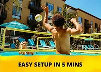 Crossnet H20 4-Way Volleyball Pool Game Set