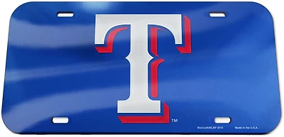 WinCraft Texas Rangers Acrylic Inlaid Classic License Plate