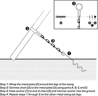 Sportspower The Swing Company Anchor Kit