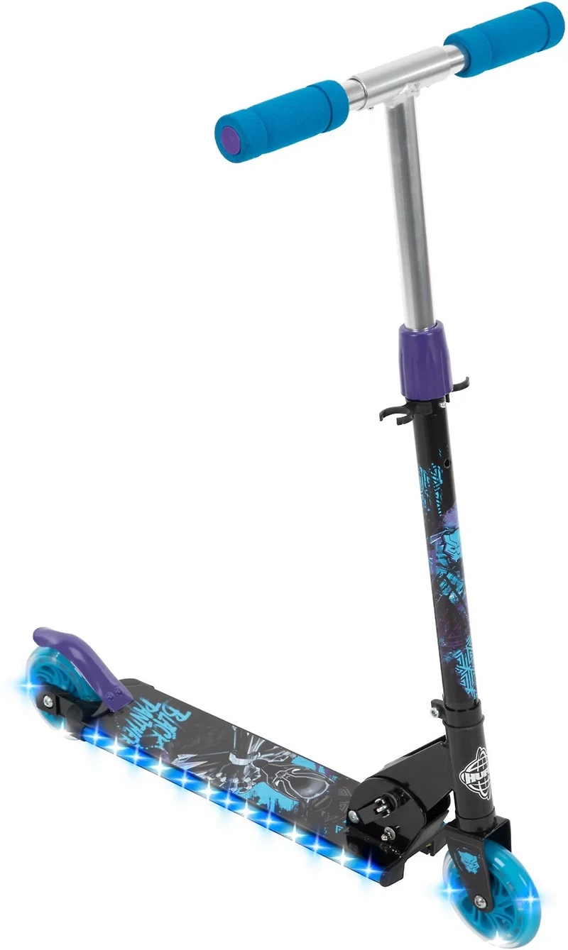 Huffy Marvel Black Panther Electro-Light Inline Scooter