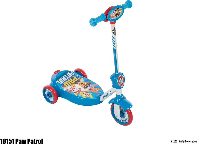 Huffy Paw Patrol Group 6V Bubble Scooter