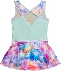 Rainbeau Moves Girls' Printed Skirt Leotard