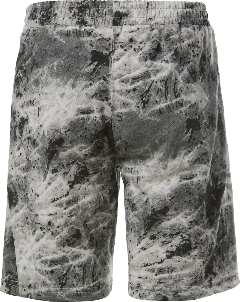 BCG Boys’ Lifestyle Print Cotton Fleece Shorts