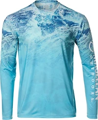 Magellan Outdoors Men's Realtree Aspect Ombre Reversible Long Sleeve T-shirt