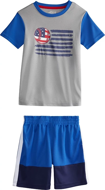 BCG Boys' Baseball T-shirt and Shorts Set