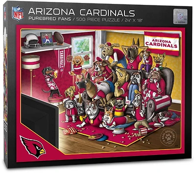 YouTheFan Arizona Cardinals Purebred Fans 500 Piece Puzzle