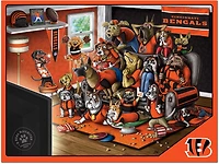 YouTheFan Cincinnati Bengals Purebred Fans 500 Piece Puzzle
