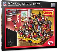 YouTheFan Kansas City Chiefs Purebred Fans 500 Piece Puzzle