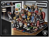 YouTheFan Las Vegas Raiders Purebred Fans 500 Piece Puzzle