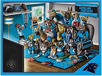 YouTheFan Carolina Panthers Purebred Fans 500 Piece Puzzle