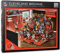 YouTheFan Cleveland Browns Purebred Fans 500 Piece Puzzle
