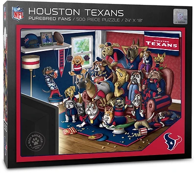 YouTheFan Houston Texans Purebred Fans 500 Piece Puzzle