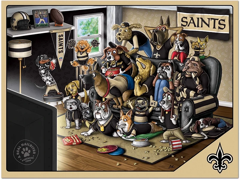 YouTheFan New Orleans Saints Purebred Fans 500 Piece Puzzle