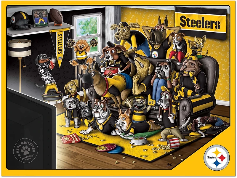 YouTheFan Pittsburgh Steelers Purebred Fans 500 Piece Puzzle