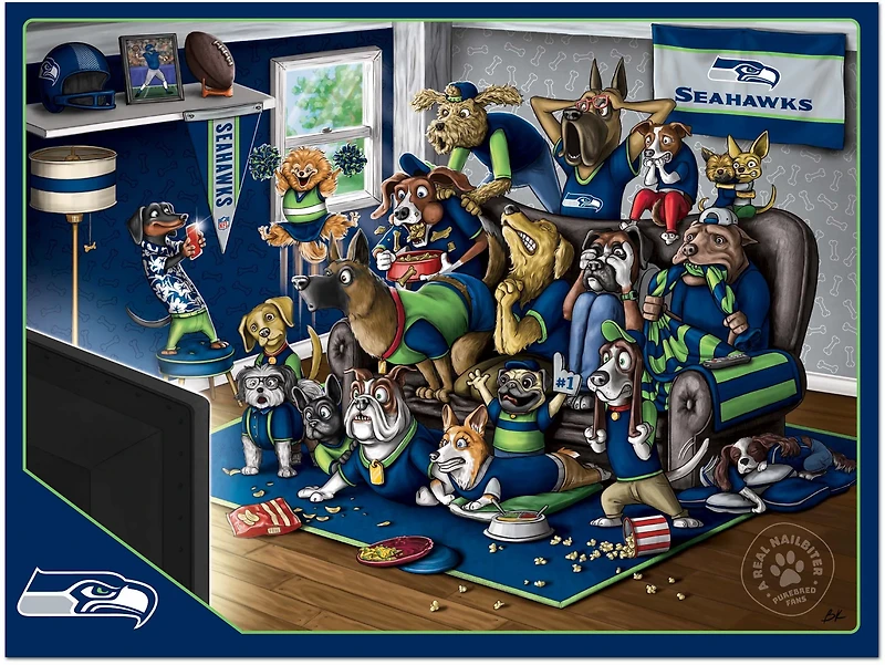 YouTheFan Seattle Seahawks Purebred Fans 500 Piece Puzzle