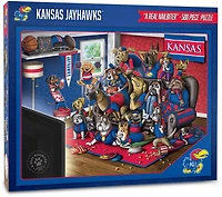 YouTheFan University of Kansas Purebred Fans 500 Piece Puzzle